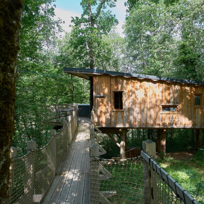 Nid en Ô Cabanes arbres spa Lot Dordogne Cabane Carrelet 1