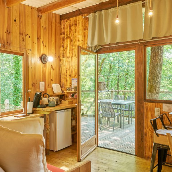 Nid en Ô Cabanes arbres spa Lot Dordogne Cabane Carrelet 2