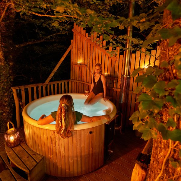 Nid en Ô Cabanes arbres spa Lot Dordogne Cabane Casse Noisette 24
