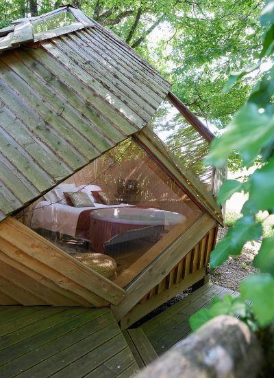 Nid en Ô Cabanes arbres spa Lot Dordogne Cabane Casse Noisette 4