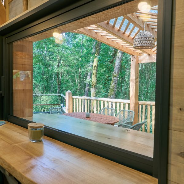 Nid en Ô Cabanes arbres spa Lot Dordogne Cabane Tchanquee 15