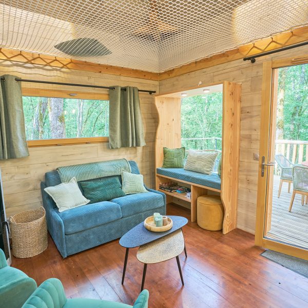 Nid en Ô Cabanes arbres spa Lot Dordogne Cabane Tchanquee 18